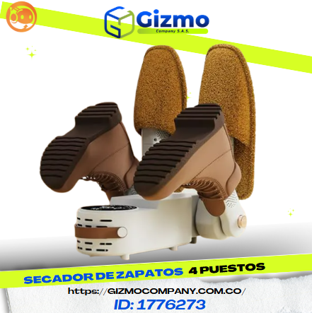 Secador De Zapatos 4 Puestos
